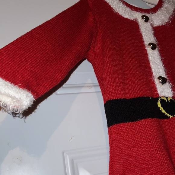 Girls Santa Sweater Dress size 9/10 - Picture 5 of 5